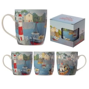 Image of Harbour View Seaside New Bone China Mug