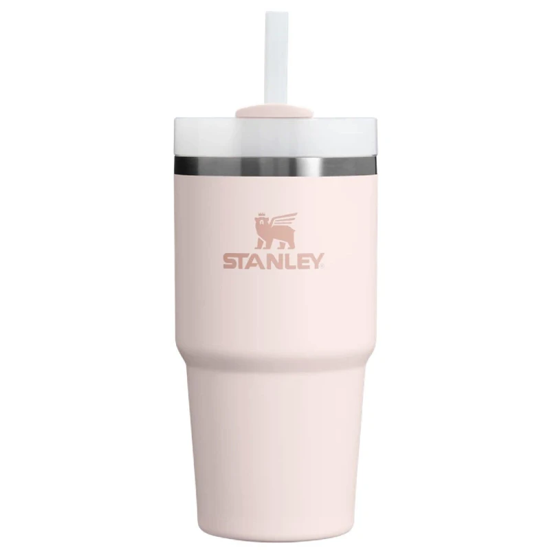 Image of Stanley Quencher Stainless Steel FlowState Tumbler 600ml Rose Quartz unisex 600ml