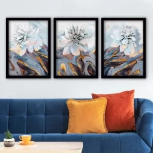 Image of 3SC69 Multicolor Decorative Framed Painting (3 Pieces)