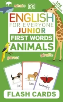 Image of English for Everyone Junior First Words Animals Flash Cards