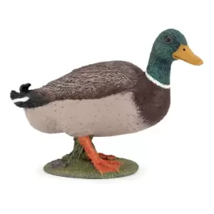 Image of Papo Farmyard Friends Mallard Duck Toy Figure, 3 Years or Above,...