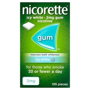 Image of Nicorette 2mg Icy White Gum 105x Pieces