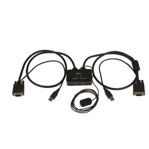 Image of StarTech 2 Port USB VGA KVM Switch