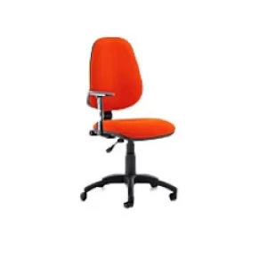 Image of Dynamic Permanent Contact Backrest Task Operator Chair Height Adjustable Arms Eclipse I Without Headrest Medium Back