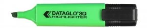 Image of Dataglo Value Highlighter Flat Barrel Chisel Tip Green (PK10)