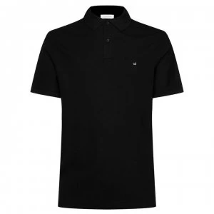 Image of Calvin Klein Slim Fit Polo Shirt - Perfect Black