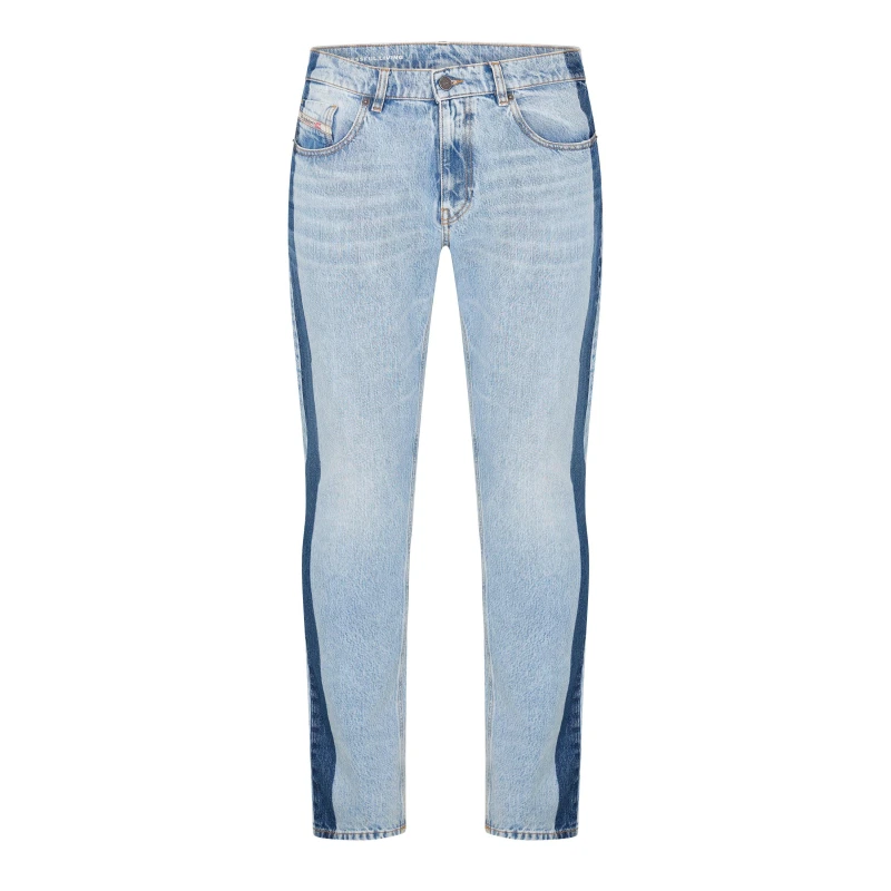 Image of Diesel Mens Straight Leg Jeans Straight Jeans 28W R Blue 64012318285