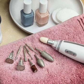 Image of 9 Piece Manicure Attachments Set for MP62 - Silver - Beurer