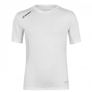 Image of Sondico Core Baselayer Short Sleeves Juniors - White
