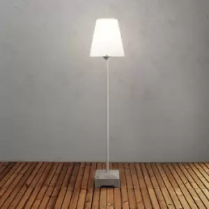 Image of Konstsmide Lucca Outdoor Modern Lounge Lantern Opal Shade, IP44