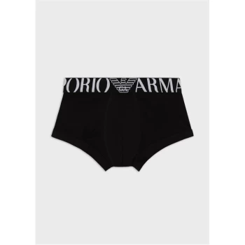 Image of Emporio Armani MG Logo Trunks Black Size L Men