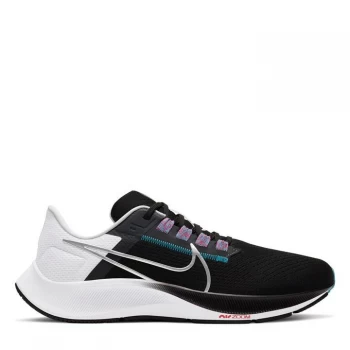Image of Nike Air Zoom Pegasus 38 Mens Running Shoe - Black/Silver