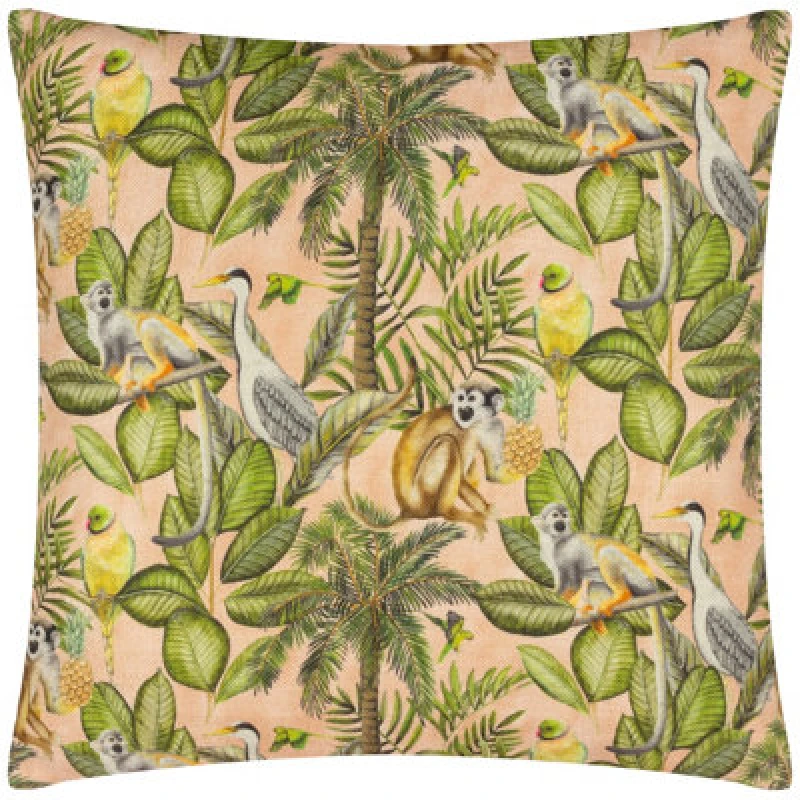 Image of Wylder Wylder Valera Tomai Jungle Tropical Polyester Filled Cushion Multi
