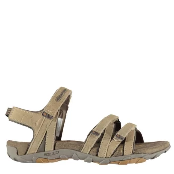 Image of Karrimor Tuvalu Leather Womens Walking Sandals - Tan
