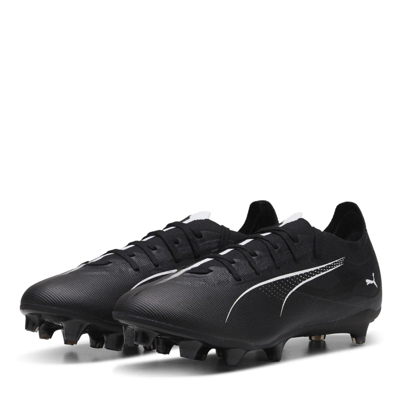 Image of Puma Ultra Match Firm Ground Football Boots - Black 9