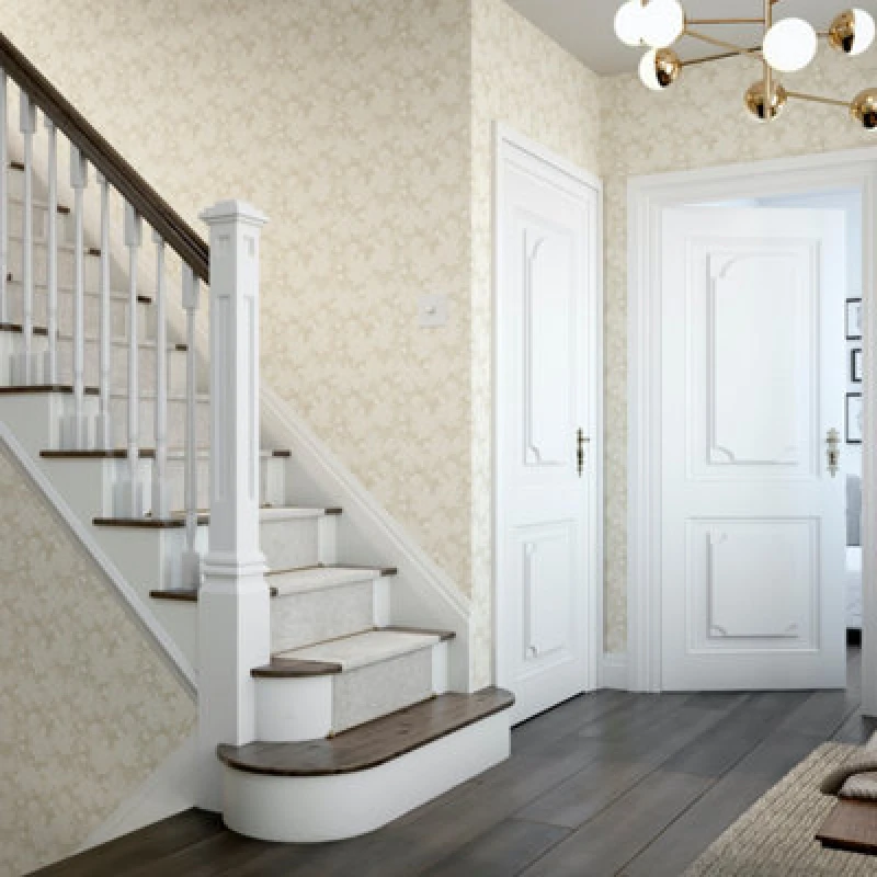 Image of Hoopla Walls Paisley Matt Wallpaper Natural