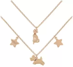 Image of Radley RYJ2364S Double Layer Necklace Rose Gold Jewellery