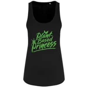 Image of Grindstore Womens/Ladies Plant Based Princess Tank Top (S) (Black)