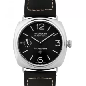 Image of Radiomir Black Seal Logo Manual-winding Black Dial 45mm Mens Watch