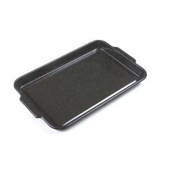 Image of Falcon Falcon Enamel Black Rectangular Baking Tray 38cm