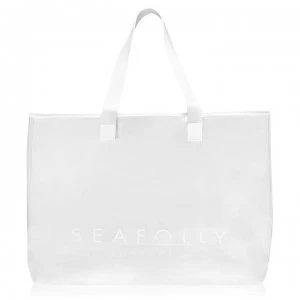 Image of Seafolly Translucent Tote Bag - White