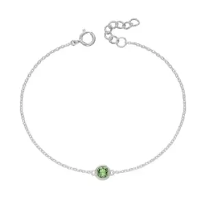 Image of JG Signature Silver August Birthstone Crystal Bracelet