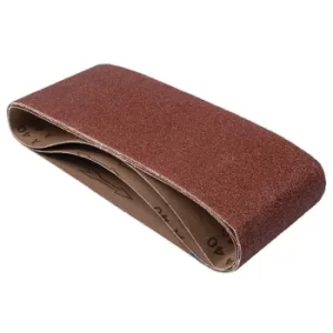 Image of Trend TREABB10080A Sanding Belt 100 x 610mm 80G (Pack 3)