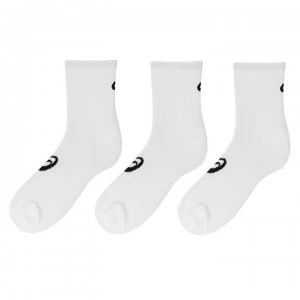 Image of Asics Quarter 3 Pack Socks - White
