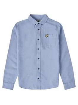 Image of Lyle & Scott Boys Classic Oxford Shirt - Blue