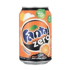 Image of Fanta Zero 330ml Cans 24 Pack