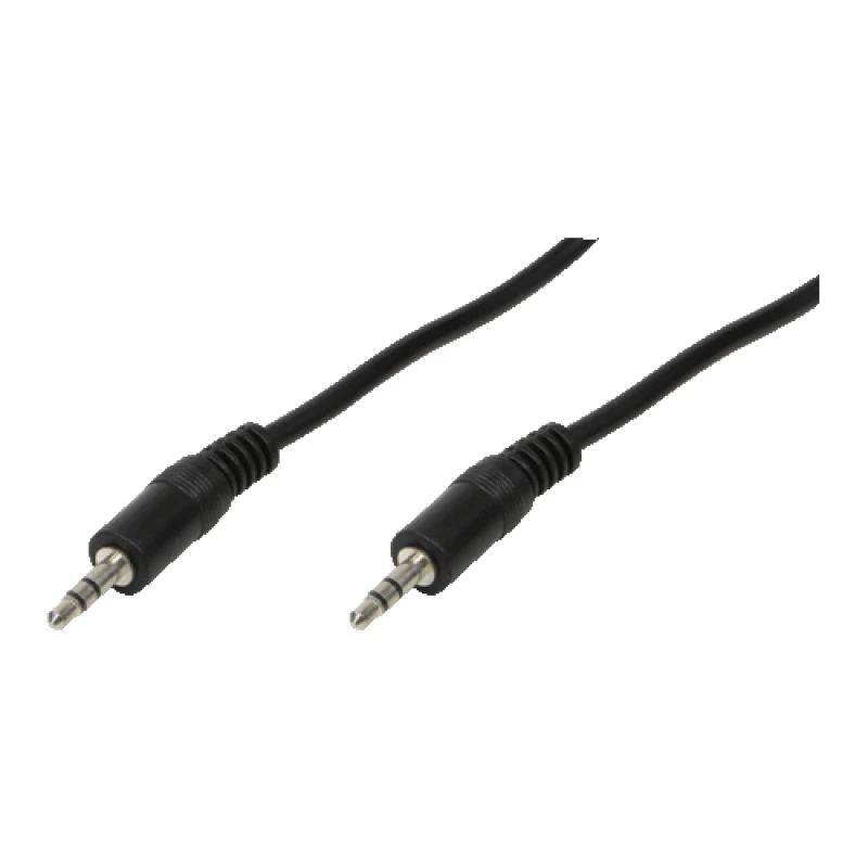 Image of LogiLink 3.5mm - 3.5mm. 1m audio cable Black