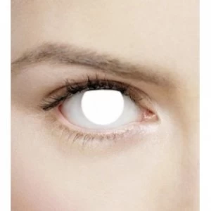 Image of Blind White 1 Month Halloween Coloured Contact Lenses (MesmerEyez XtremeEyez)