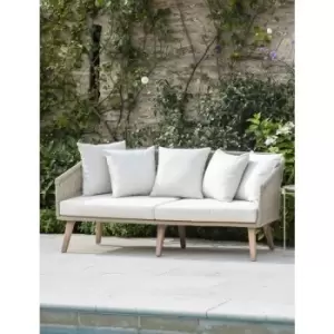 Image of Outdoor Indoor Colwell 2 Seater Sofa Bench Seat Chair Wood Patio - Garden Trading