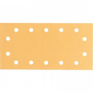 Image of Bosch C470 Punched Hook and Loop 1/2 Sanding Sheets 115mm x 230mm 240g Pack of 10