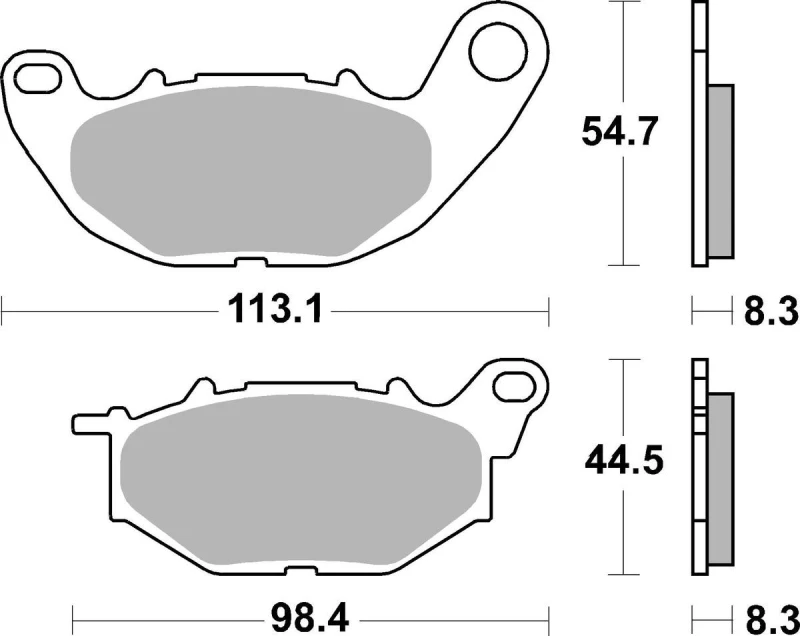 Image of TRW Lucas Brake pad MCB878