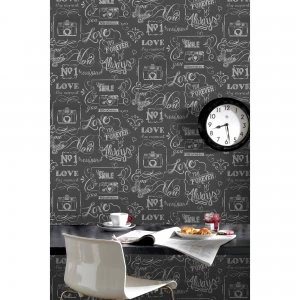 Image of Fresco Life Rules Wallpaper