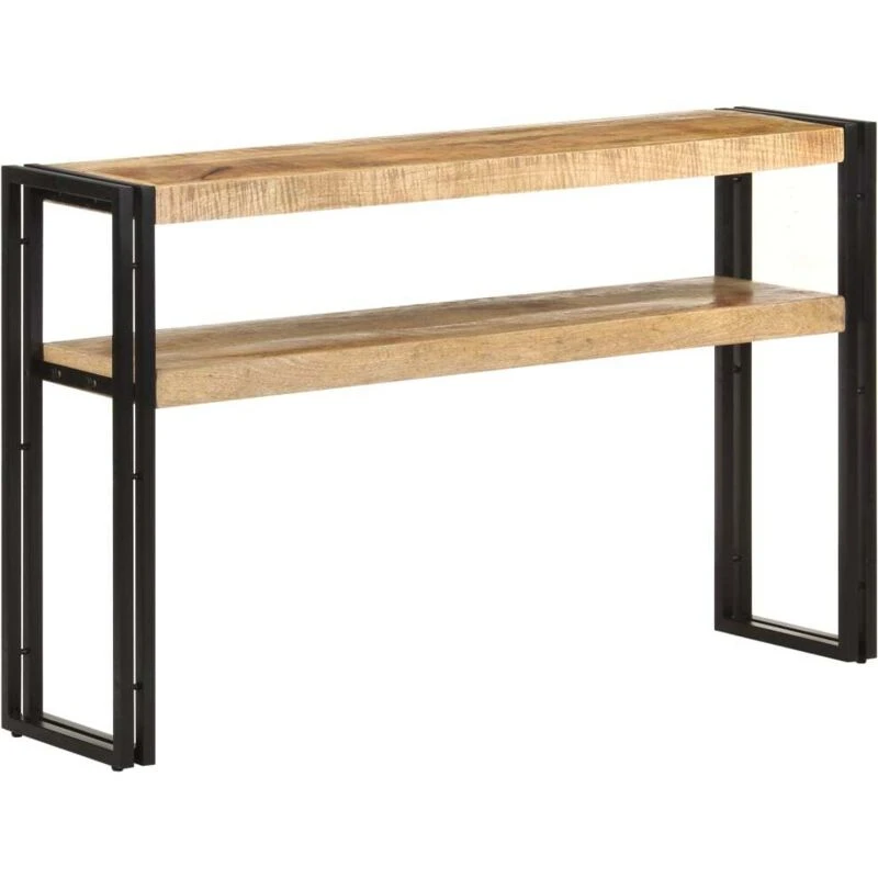 Image of VIDAXL Console Table 120x30x75cm Rough Mango Wood Vidaxl 8720286069226