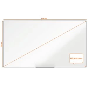 Image of Nobo Impression Pro 1550x870mm Widescreen Nano Clean Magnetic Whiteboa