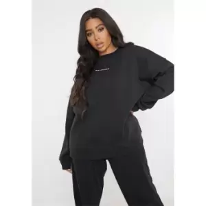 Image of Missguided Plus Size Basic Missguided Sweater - Black