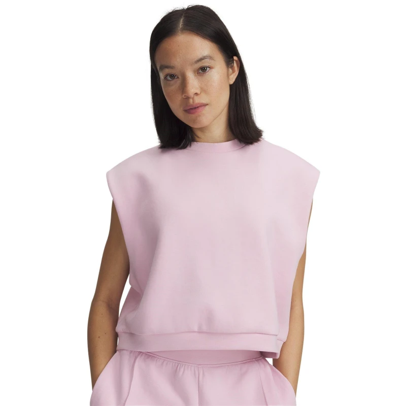 Image of Under Armour Womens 1/4 Zip Fleece Pink female 8 (XS)