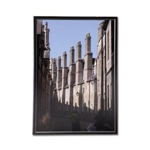 Image of 5 Star Facilities A4 Snap Photo Frame with Non Glass Polystyrene Front Back Loading 220 x 17 x 307mm Black