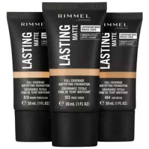 Image of Rimmel London Lasting Matte Foundation Natural Beige