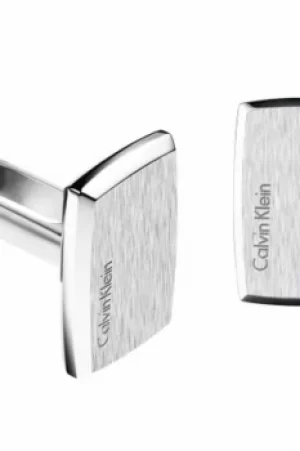 Image of Mens Calvin Klein Stainless Steel Straight Cufflinks KJ0QMC080100