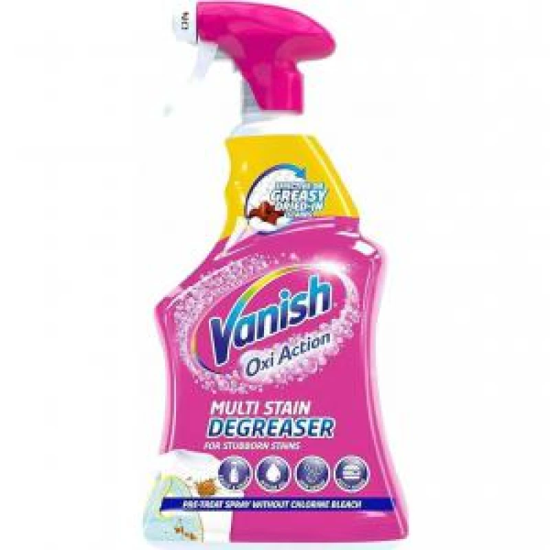 Image of Vanish Oxi Action Fabric Stain Remover Pre-Wash Spray Colours, 950ml