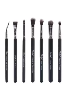 Image of The Eye Brush Set (7 Makeup Brushes - Black)