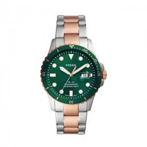 Image of Fossil 'Green And Two Tone 'Fb - 01 Sports Watch - FS5743