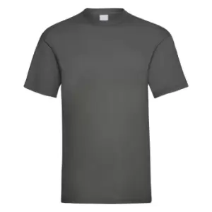 Image of Mens Value Short Sleeve Casual T-Shirt (Medium) (Graphite)