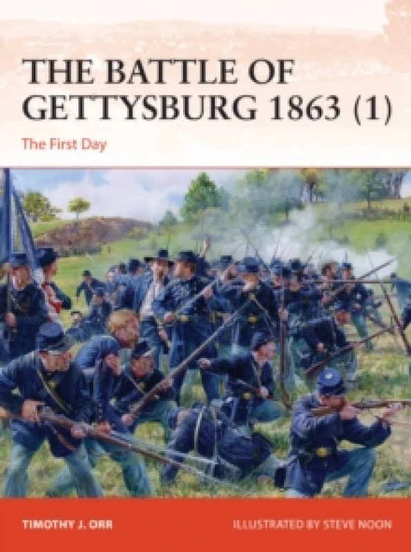 Image of The Battle of Gettysburg 1863 (1) : The First Day Paperback / softback