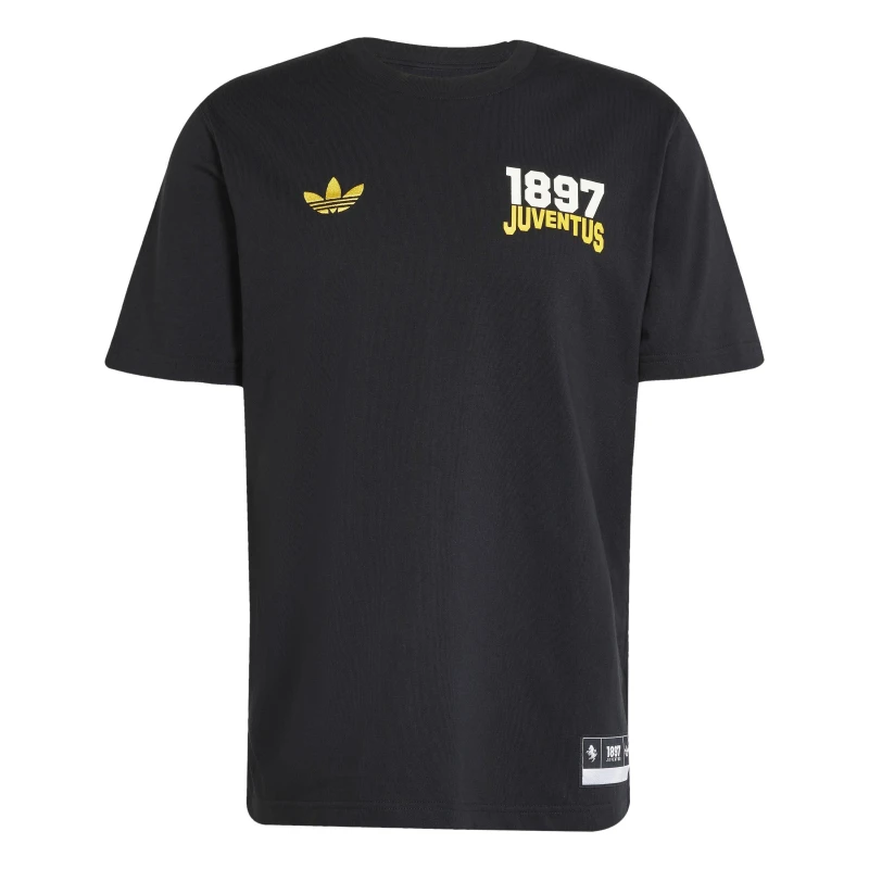 Image of adidas Juventus VRCT T-Shirt Adults Black/Gold male S
