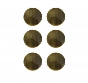 Image of Wickes Victorian Door Knob - Antique Brass 38mm Pack of 6